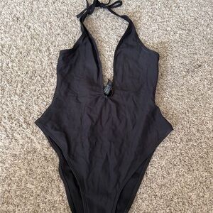 SKIMS Black One-Piece Swimsuit